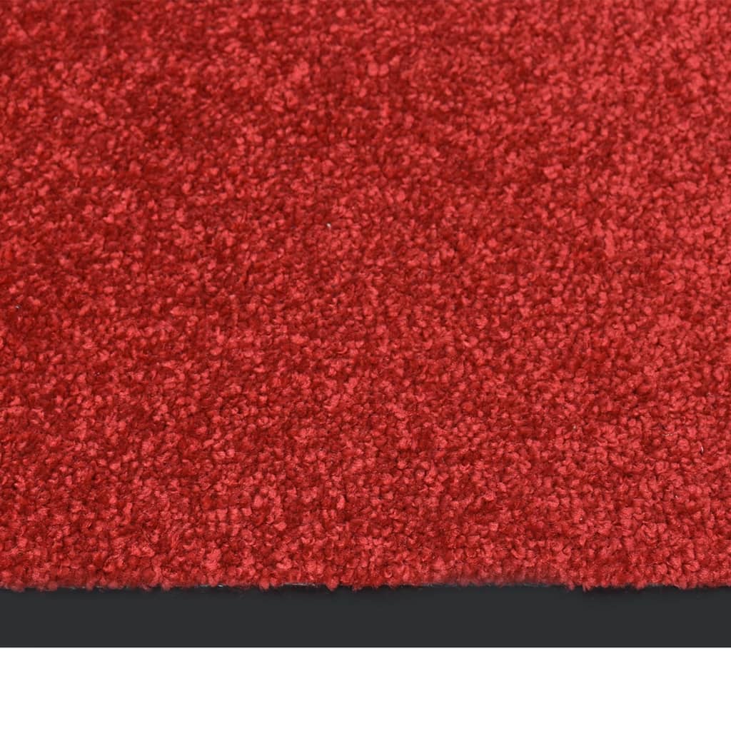 Deurmat 60x80 cm rood