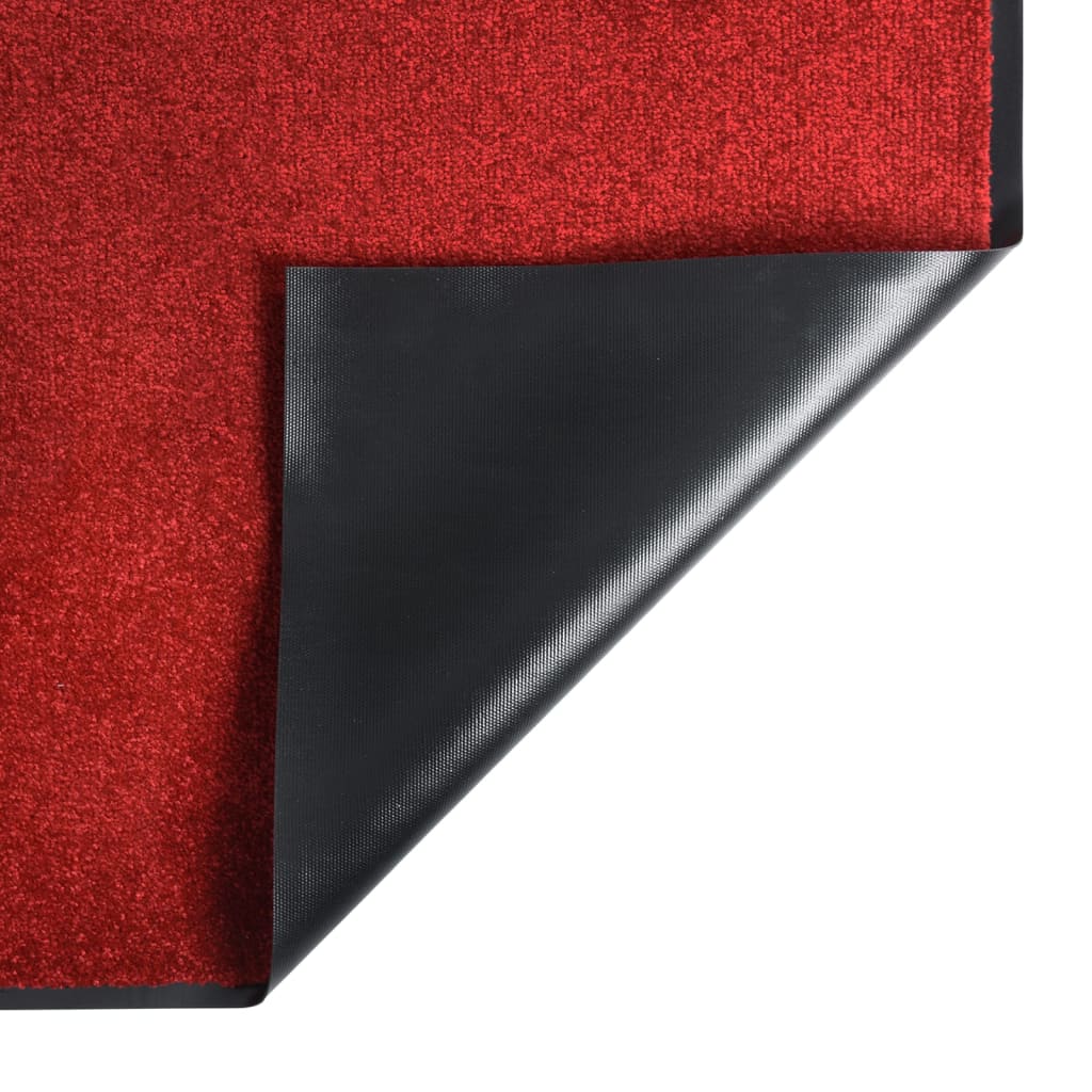 Deurmat 60x80 cm rood