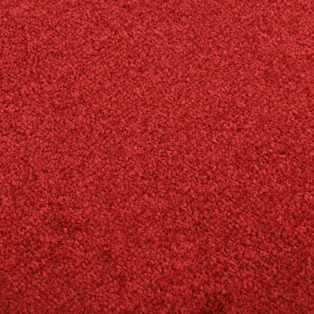 Deurmat 60x80 cm rood