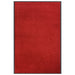 Deurmat 80x120 cm rood