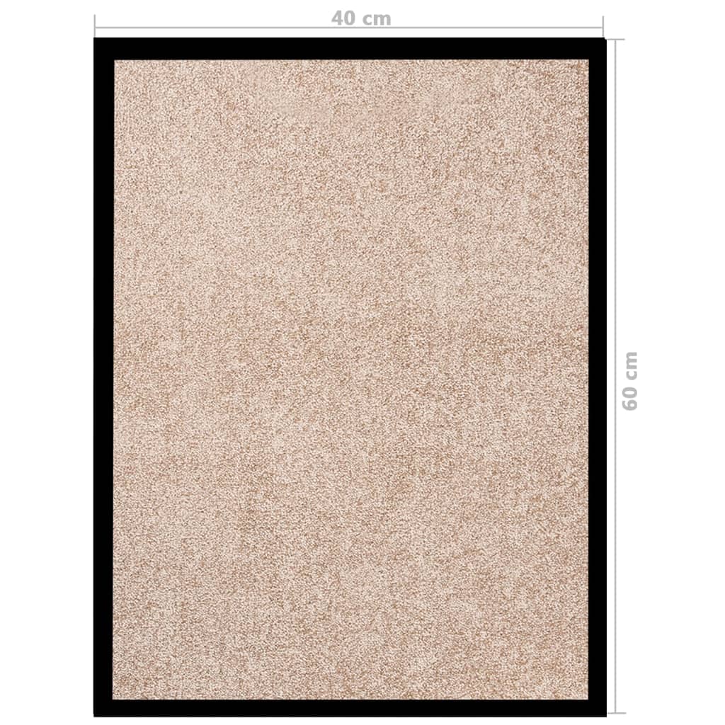 Deurmat 40x60 cm beige