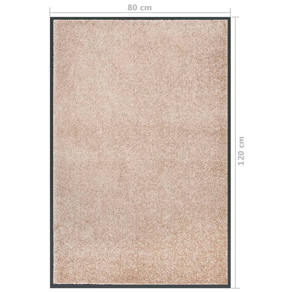 Deurmat 80x120 cm beige