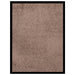 Deurmat 60x80 cm bruin
