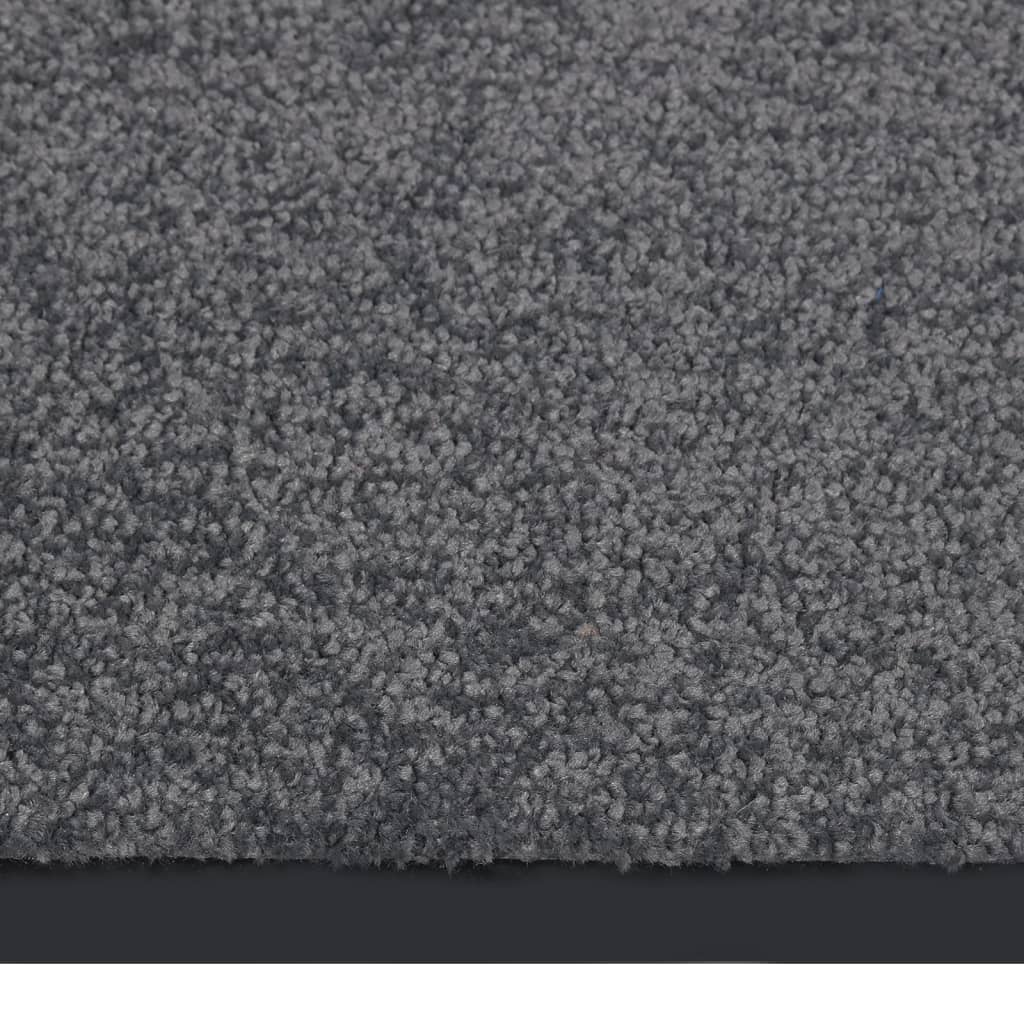 Deurmat 40x60 cm antracietkleurig