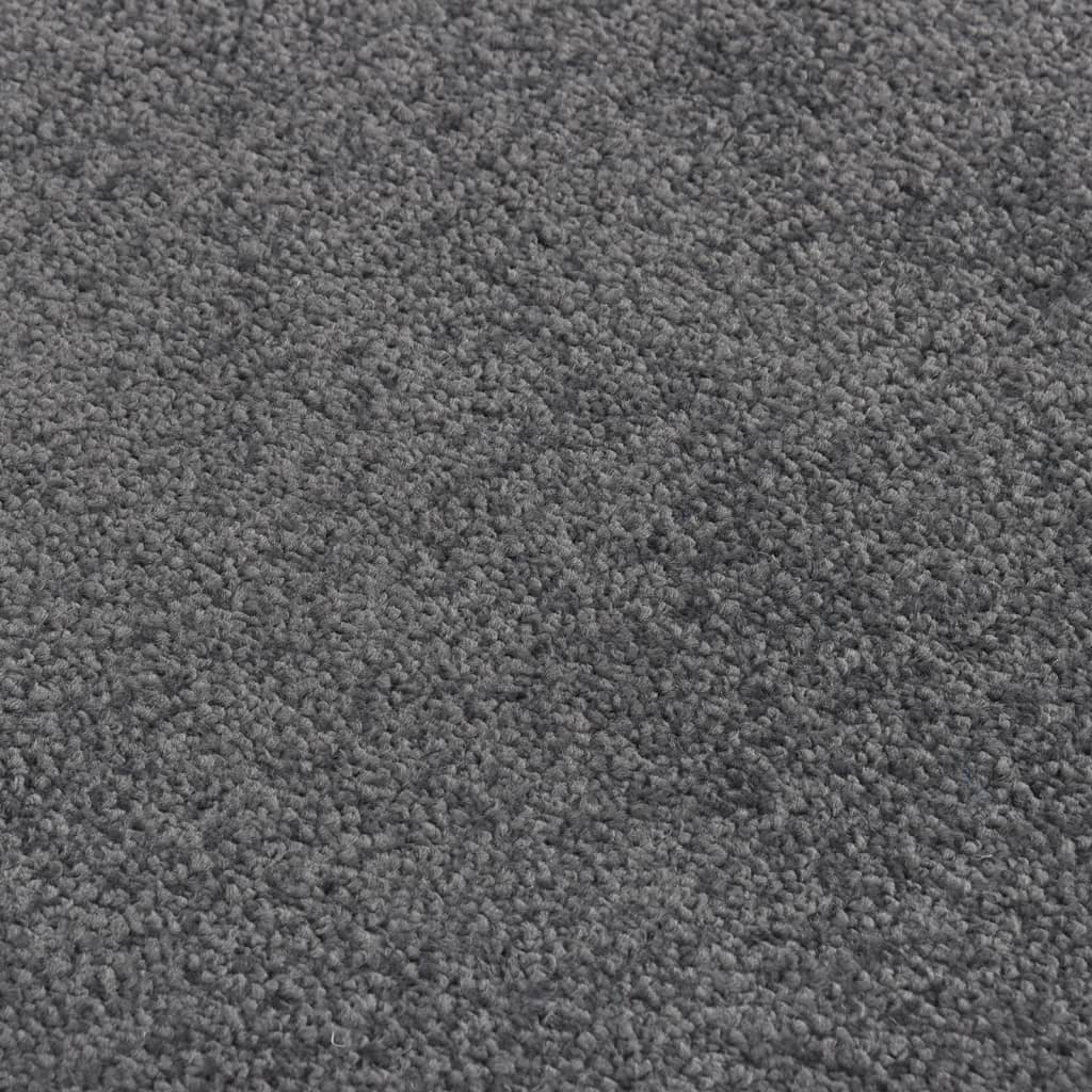 Deurmat 60x80 cm antracietkleurig