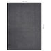 Deurmat 60x80 cm antracietkleurig