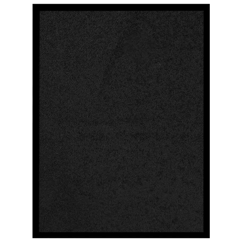 Deurmat 40x60 cm zwart