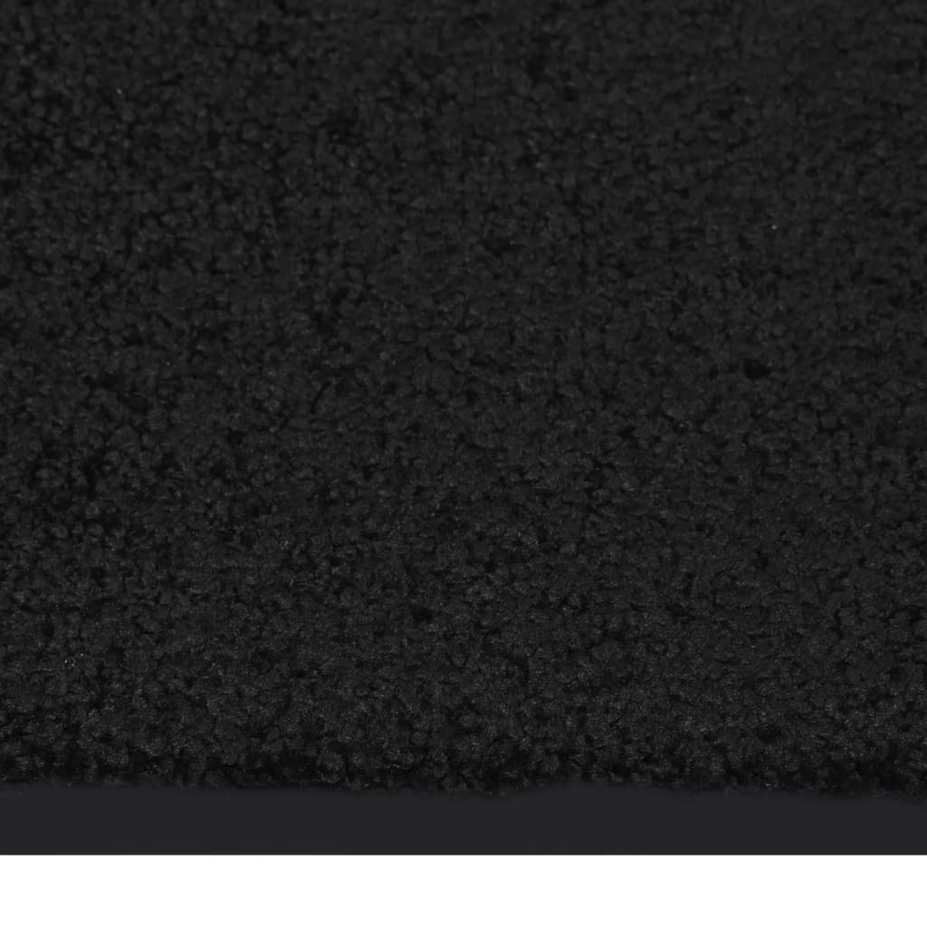 Deurmat 60x80 cm zwart