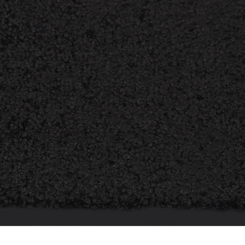 Deurmat 80x120 cm zwart