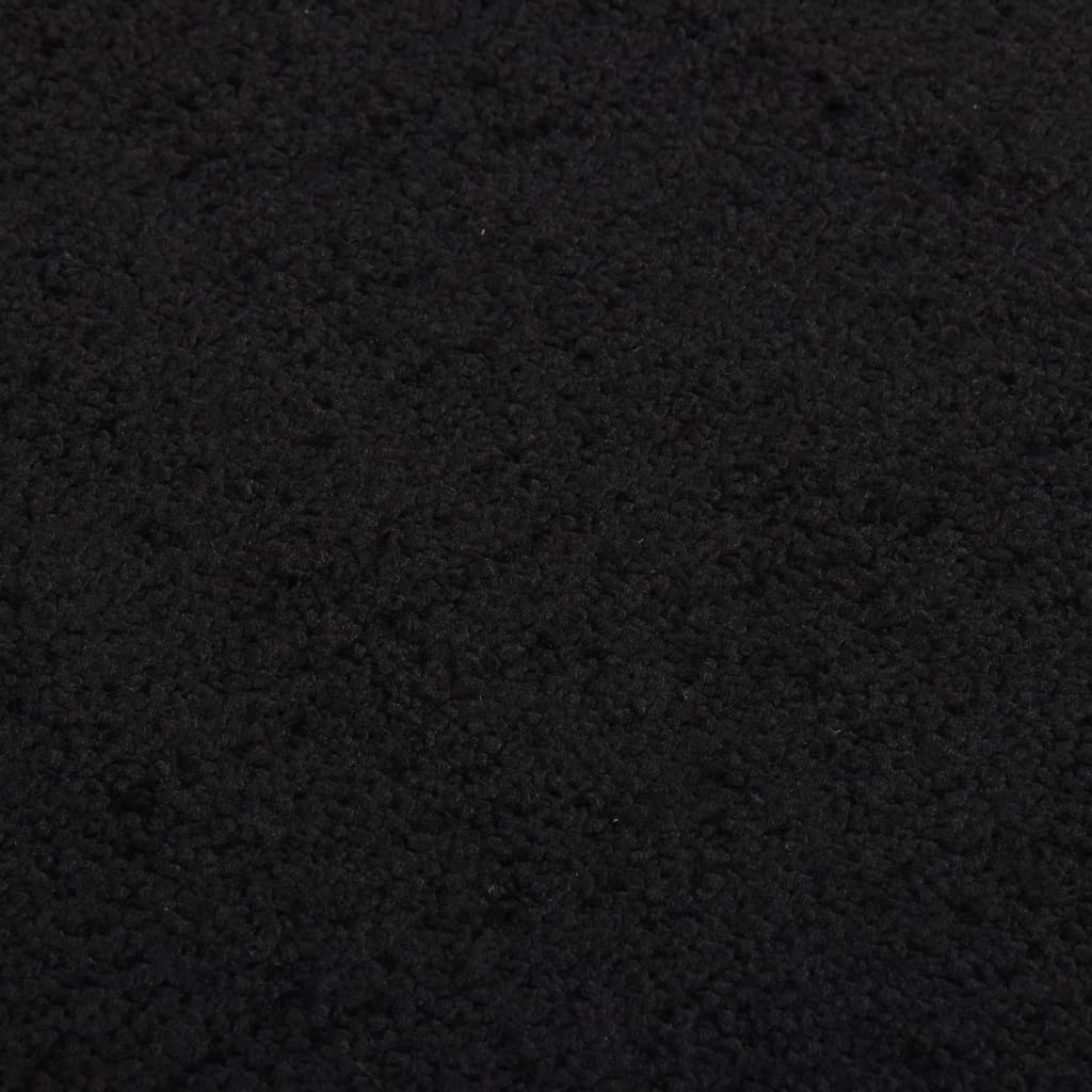 Deurmat 80x120 cm zwart