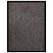 Deurmat 60x80 cm gestreept beige