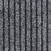 Deurmat 40x60 cm gestreept grijs