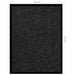 Deurmat 60x80 cm gestreept antracietkleurig