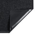 Deurmat 80x120 cm gestreept antraciet