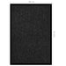 Deurmat 80x120 cm gestreept antraciet