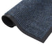 Deurmat 40x60 cm gestreept blauw