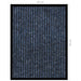 Deurmat 40x60 cm gestreept blauw