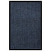 Deurmat 80x120 cm gestreept blauw