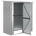 Tuinschuur 180,5x97x209,5 cm gegalvaniseerd staal grijs