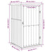 Tuinschuur 88x89x161 cm gegalvaniseerd staal bruin