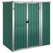 Tuinschuur 161x89x161 cm gegalvaniseerd staal groen