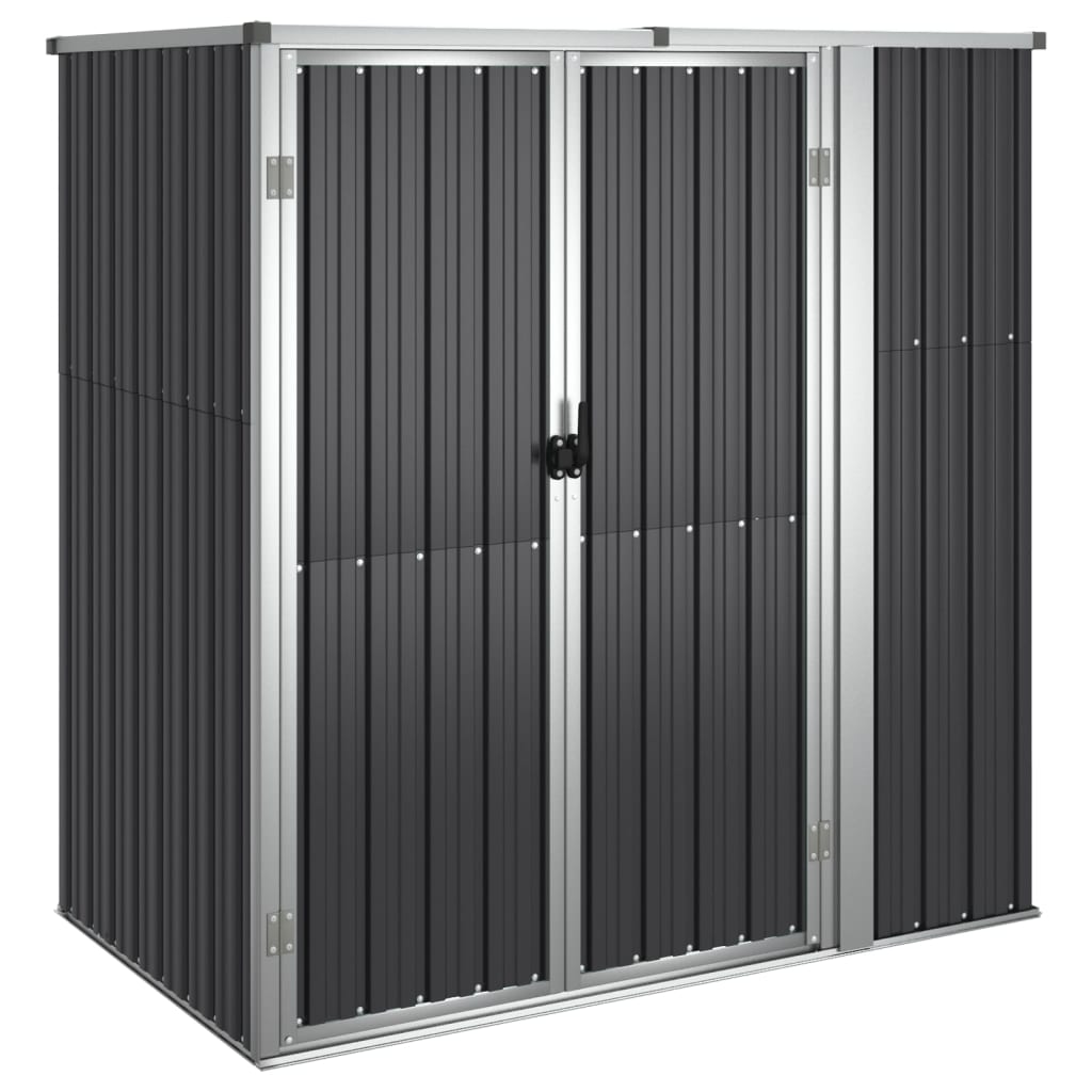 Tuinschuur 161x89x161 cm gegalvaniseerd staal antracietkleurig