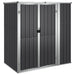 Tuinschuur 161x89x161 cm gegalvaniseerd staal antracietkleurig