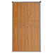 Tuinschuur 161x89x161 cm gegalvaniseerd staal bruin