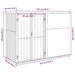 Tuinschuur 225x89x161 cm gegalvaniseerd staal grijs