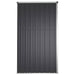 Tuinschuur 225x89x161 cm gegalvaniseerd staal antracietkleurig