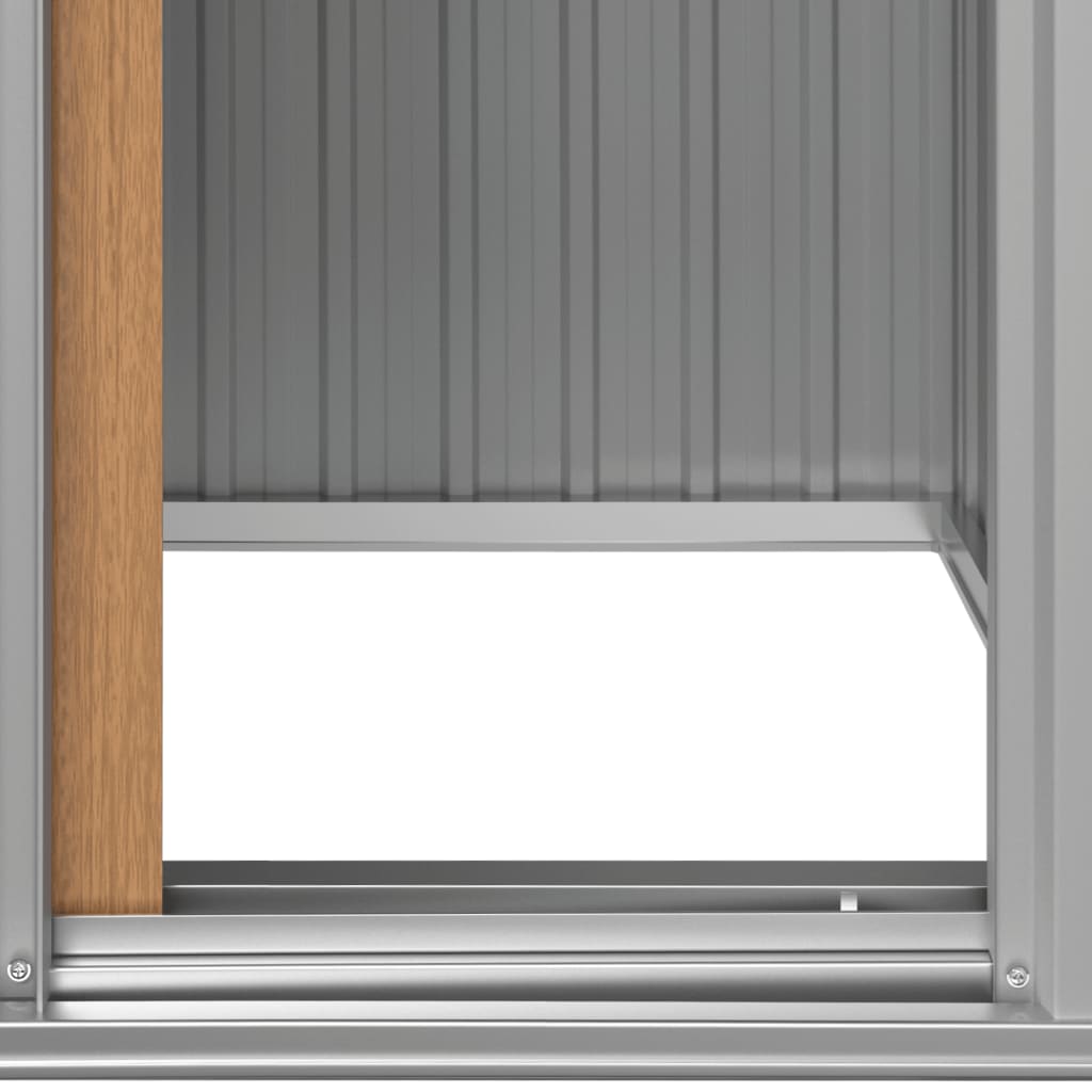 Tuinhuis Bruin 126x97,5x177 cm Gegalvaniseerd Staal