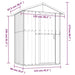 Tuinhuis Bruin 126x97,5x177 cm Gegalvaniseerd Staal