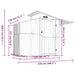 Tuinschuur 270x130x208,5 cm gegalvaniseerd staal grijs
