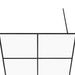 Inloopdouchewand 140x195 cm ESG-glas transparant en zwart