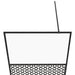 Inloopdouchewand 80x195 cm ESG-glas transparant en zwart