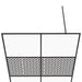 Inloopdouchewand 140x195 cm ESG-glas transparant en zwart