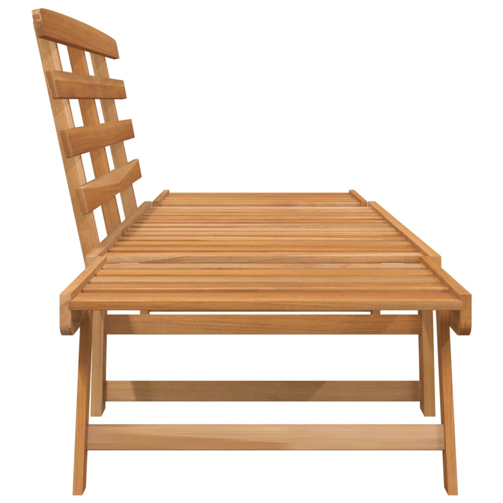 Tuinbank 2-In-1 190 Cm Massief Acaciahout Bruin