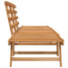 Tuinbank 2-In-1 190 Cm Massief Acaciahout Bruin