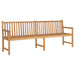 Tuinbank 228 cm massief teakhout
