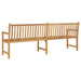 Tuinbank 228 cm massief teakhout