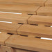 Tuinbank 228 cm massief teakhout