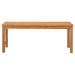Tuinbank 114 cm massief teakhout