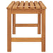 Tuinbank 114 cm massief teakhout