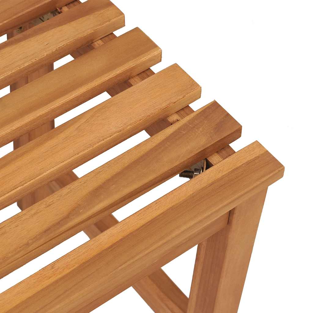 Tuinbank 114 cm massief teakhout