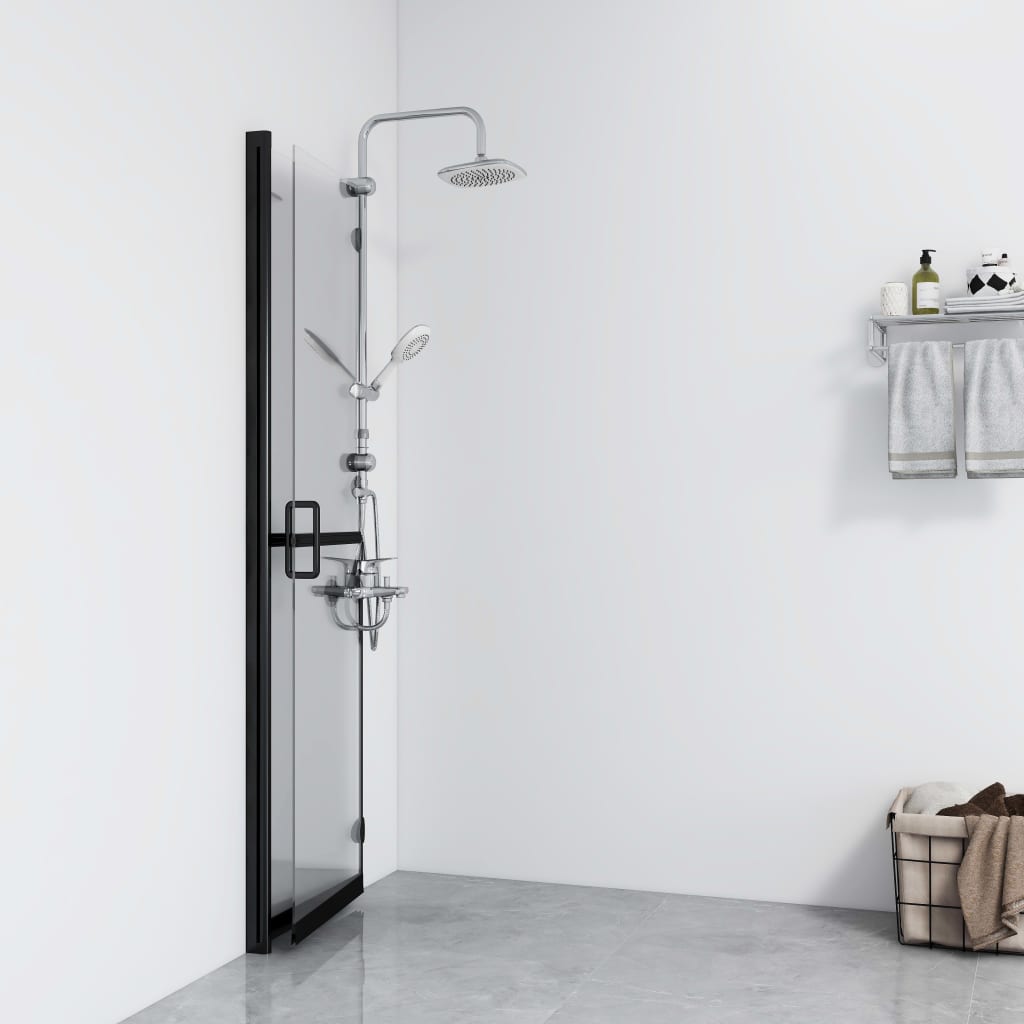 Inloopdouchewand inklapbaar 70x190 cm ESG-glas transparant