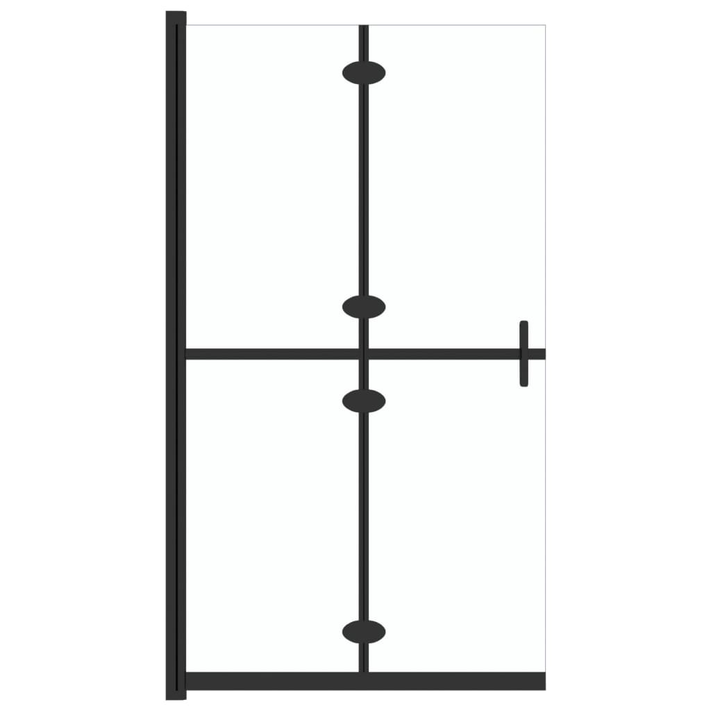 Inloopdouchewand inklapbaar 80x190 cm ESG-glas transparant