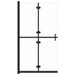Inloopdouchewand inklapbaar 110x190 cm ESG-glas transparant