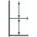 Inloopdouchewand inklapbaar 120x190 cm ESG-glas transparant