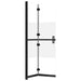 Inloopdouchewand inklapbaar 70x190 cm ESG-glas halfmat