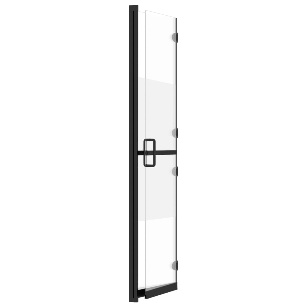 Inloopdouchewand inklapbaar 70x190 cm ESG-glas halfmat